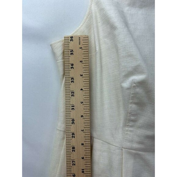 Lands End Women's 16W Floral Sleeveless Summer Mini Dress With Pockets - Picture 4 of 15